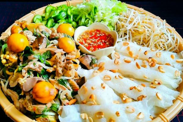 Bánh ướt lòng gà